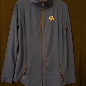 UK long sleeve zip up jacket size large